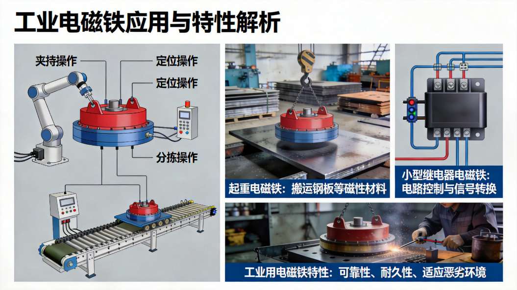 电磁铁原理与结构详解-电磁铁工作原理及线圈绕制方法指南(图3) 电磁铁原理与结构详解-电磁铁工作原理及线圈绕制方法指南(图3)