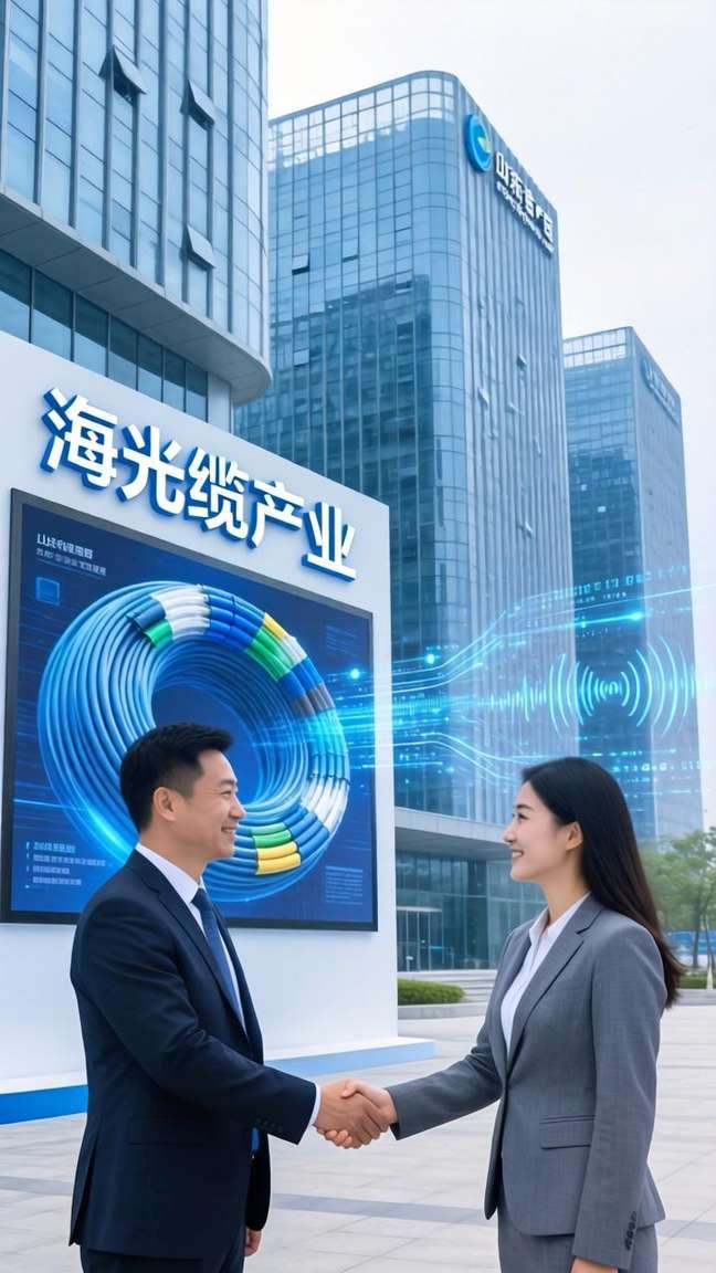 山东太平洋光纤与万达海缆达成战略合作 共推海光缆产业发展 - 信报磁材资讯