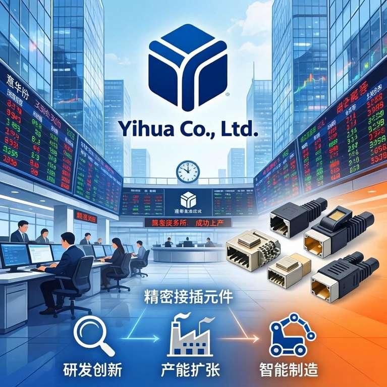 电接插元件企业意华股份深交所上市 募资5.52亿元扩产连接器项目(图1)