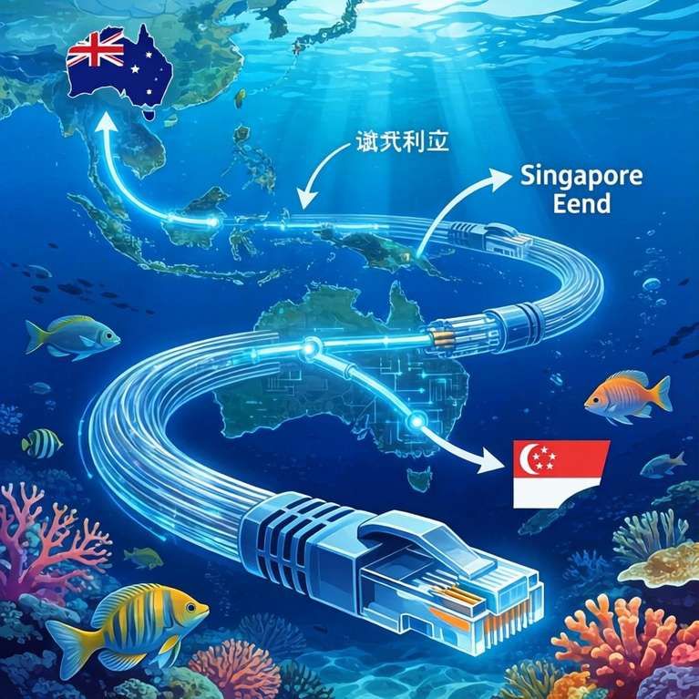 澳大利亚新加坡海缆提前完工｜海底光缆建设全攻略(图1)