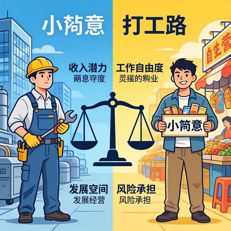 做小生意与打工对比分析｜职业选择全攻略 - 信报磁材资讯