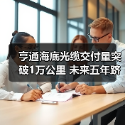 亨通海底光缆交付量突破1万公里 未来五年跻身全球前三(图1) 亨通海洋光缆交付突破1万公里 开创国际海缆新纪元(图1)