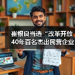 崔根良当选“改革开放40年百名杰出民营企业家” - 信报磁材资讯