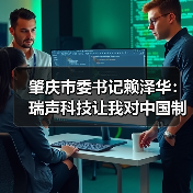 肇庆市委书记赖泽华:瑞声科技让我对中国制造有信心(图4) 肇庆邀请瑞声科技投资,点赞中国智造代表(图4)
