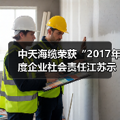 江苏企业社会责任典范评选 中天海缆荣获示范称号 - 信报磁材资讯