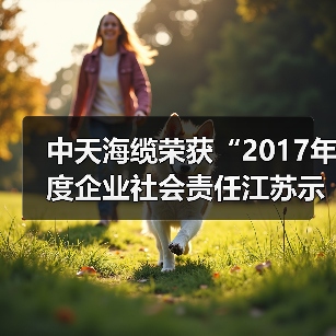 中天海缆荣获“2017年度企业社会责任江苏示范企业”称号(图2) 江苏企业社会责任典范评选 中天海缆荣获示范称号(图2)