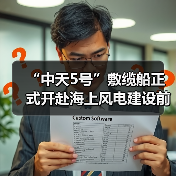 “中天5号”敷缆船正式开赴海上风电建设前线(图2) 海缆敷设船交付助力海上风电市场突破(图2)
