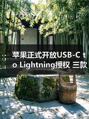 苹果正式开放USB-C to Light