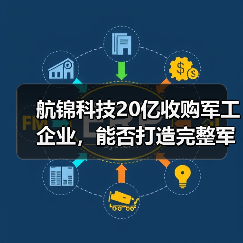 航锦科技20亿收购军工企业,能否打造完整军工电子生态链?(图1) 航锦科技20亿收购军工企业,能否打造完整军工电子生态链?(图1)