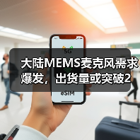 大陆MEMS麦克风需求爆发,出货量或突破2亿颗(图1) 大陆MEMS麦克风需求爆发,出货量或突破2亿颗(图1)