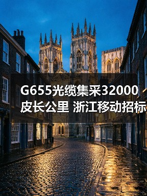 G655光缆集采32000皮长公里 浙江移动招标规模揭秘(图2)