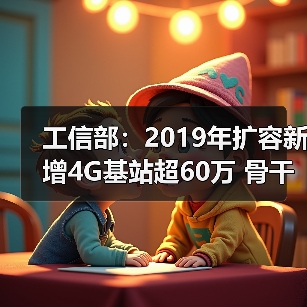 工信部：2019年扩容新增4G基站超60