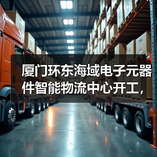 厦门环东海域电子元器件智能物流中心开工，打造东南沿海供应链枢纽(图3)