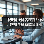 中天科技排名跃升34位，跻身全球新能源企业500强(图2)