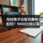 得润电子出售得康电子股权?9800万转让背后的布局(图2) 得润电子出售得康电子股权?9800万转让背后的布局(图2)