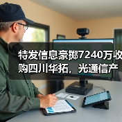 特发信息豪掷7240万收购四川华拓，光通