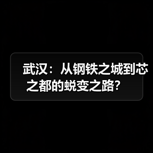 武汉：从钢铁之城到芯之都的蜕变之路？(图3)