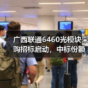 广西联通6460光模块采购招标启动，中标份额如何分配？(图3)