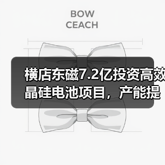 横店东磁7.2亿投资高效晶硅电池项目，产能提升三成？(图4)