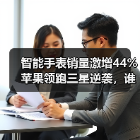 智能手表销量激增44% 苹果领跑三星逆袭,谁是真正赢家?(图2) 智能手表销量激增44% 苹果领跑三星逆袭,谁是真正赢家?(图2)