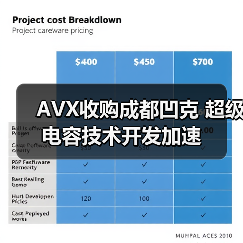 AVX收购成都凹克 超级电容技术开发加速(图4) AVX收购成都凹克 超级电容技术开发加速(图4)