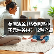美国清单1豁免哪些电子元件关税？12种产