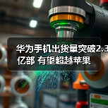 华为手机出货量突破2.3亿部 有望超越苹果(图4) 华为手机出货量突破2.3亿部 有望超越苹果(图4)