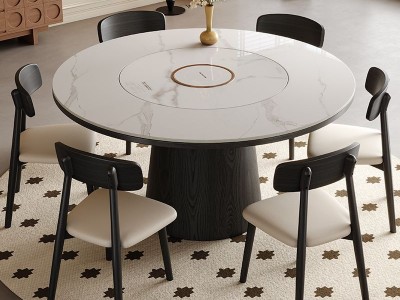 智能暖菜板餐桌，内嵌电磁炉与电动转盘如何重塑现代家庭用餐体验 - 信报磁材资讯